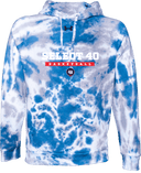 Under Armour Rival Fleece Hoodie Tie-Dye - Select 40 Session l East 2026 (Bold Stacked Text)