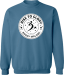 Crew Sweatshirt - Rise To Glory Invitational with Brody Malone 2027 (White)