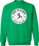 Crew Sweatshirt - Rise To Glory Invitational with Brody Malone 2027 (White)