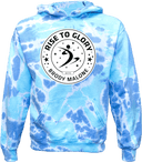 Tie-Dye Hoodies - Rise To Glory Invitational with Brody Malone 2027 (White)