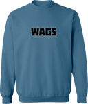 Crew Sweatshirt - WAGS Tournament 2026 (Black, Wordmark with outline)
