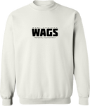 Crew Sweatshirt - WAGS Tournament 2026 (Black, Wordmark with outline)