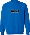Crew Sweatshirt - WAGS Tournament 2026 (Black, Wordmark with outline)