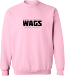 Crew Sweatshirt - WAGS Tournament 2026 (Black, Wordmark with outline)