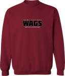 Crew Sweatshirt - WAGS Tournament 2026 (Black, Wordmark with outline)