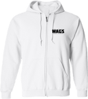 Full Zip Hoodies - WAGS Tournament 2026 (Black, Wordmark with outline)