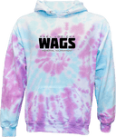 Tie-Dye Hoodies - WAGS Tournament 2026 (Black, Wordmark with outline)