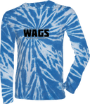 Tie-Dye Long Sleeves - WAGS Tournament 2026 (Black, Wordmark with outline)