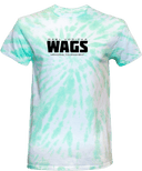 Tie-Dye Short Sleeves - WAGS Tournament 2026 (Black, Wordmark with outline)