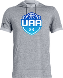 Under Armour Stadium Short Sleeve Hoodie - Boys UAA Session I 2026 (sky blue)