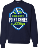 Crew Sweatshirt - Midwest Boys Point Series #1 - Hamilton 2026 (Blue & Green)
