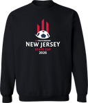 Crew Sweatshirt - USYS NJ State Cup 2026 (White & Red)