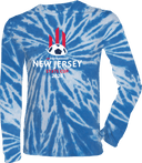 Tie-Dye Long Sleeves - USYS NJ State Cup 2026 (White & Red)