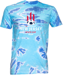 Tie-Dye Short Sleeves - USYS NJ State Cup 2026 (White & Red)