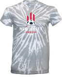 Tie-Dye Short Sleeves - USYS NJ State Cup 2026 (White & Red)