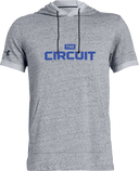 Under Armour Stadium Short Sleeve Hoodie - The Circuit Session 1 2026 (Blue)