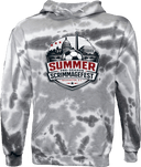 Tie-Dye Hoodies - Summer Breakout Scrimmagefest 2026 (Black & Red)