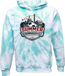 Tie-Dye Hoodies - Summer Breakout Scrimmagefest 2026 (Black & Red)