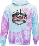 Tie-Dye Hoodies - Summer Breakout Scrimmagefest 2026 (Black & Red)