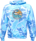 Tie-Dye Hoodies - Sunshine State Championships AAU Grand Prix 2026 (Turquoise text)