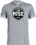 Under Armour Stadium Short Sleeve Hoodie - UA Rise Girls Session l 2026(Deep Black)