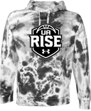 Under Armour Rival Fleece Hoodie Tie-Dye - UA Rise Girls Session l 2026(Deep Black)