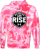 Under Armour Rival Fleece Hoodie Tie-Dye - UA Rise Girls Session l 2026(Deep Black)