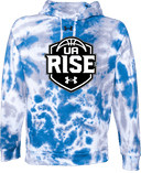 Under Armour Rival Fleece Hoodie Tie-Dye - UA Rise Girls Session l 2026(Deep Black)