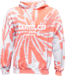 Tie-Dye Hoodies - Seacoast Capitol Cup Tournament 2026 (White Wordmark)