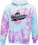 Tie-Dye Hoodies - Hoosier Invite 2026 (Black)