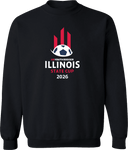Crew Sweatshirt - USYS IL State Cup (w1/3) 2026 (White and Red)