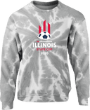 Crew Sweatshirt - USYS IL State Cup (w1/3) 2026 (White and Red)