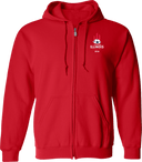 Full Zip Hoodies - USYS IL State Cup (w1/3) 2026 (White and Red)