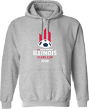 Hoodies - USYS IL State Cup (w1/3) 2026 (White and Red)