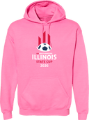 Hoodies - USYS IL State Cup (w1/3) 2026 (White and Red)
