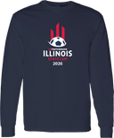 Long Sleeves - USYS IL State Cup (w1/3) 2026 (White and Red)