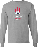 Long Sleeves - USYS IL State Cup (w1/3) 2026 (White and Red)