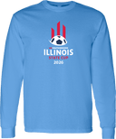 Long Sleeves - USYS IL State Cup (w1/3) 2026 (White and Red)
