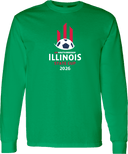 Long Sleeves - USYS IL State Cup (w1/3) 2026 (White and Red)