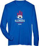 Performance Long Sleeves - USYS IL State Cup (w1/3) 2026 (White and Red)