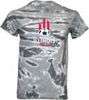 Tie-Dye Short Sleeves - USYS IL State Cup (w1/3) 2026 (White and Red)