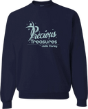 Crew Sweatshirt - Precious Treasures Invitational with Jade Carey (WI) 2027 (Blue)