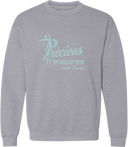 Crew Sweatshirt - Precious Treasures Invitational with Jade Carey (WI) 2027 (Blue)