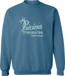 Crew Sweatshirt - Precious Treasures Invitational with Jade Carey (WI) 2027 (Blue)