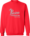 Crew Sweatshirt - Precious Treasures Invitational with Jade Carey (WI) 2027 (Blue)