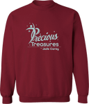 Crew Sweatshirt - Precious Treasures Invitational with Jade Carey (WI) 2027 (Blue)