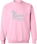 Crew Sweatshirt - Precious Treasures Invitational with Jade Carey (WI) 2027 (Blue)