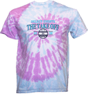 Tie-Dye Short Sleeves - The Take Off 2026 (Collegaint Shield)