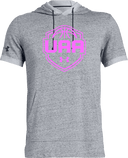 Under Armour Stadium Short Sleeve Hoodie - Girls UAA Session I 2026 (Soft Pink)
