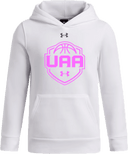 Under Armour Team Icon Fleece Hoodie - Girls UAA Session I 2026 (Soft Pink)